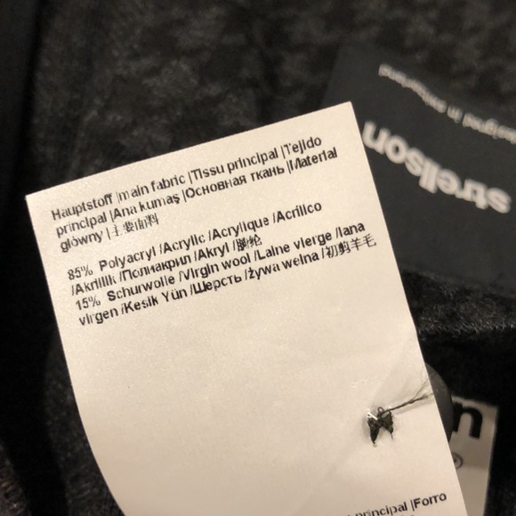 Strellson Blazer Jacket slim  fit houndstooth SZ XL unisex. EUC Old Money Style - Picture 10 of 11